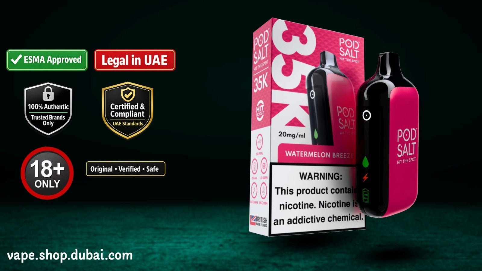 Esma approved products in the UAE