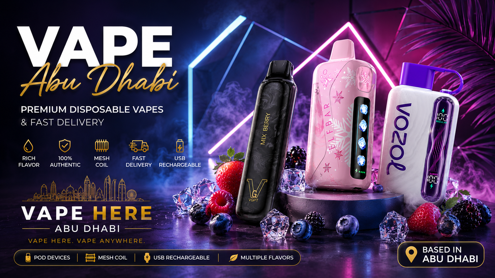 New Disposable vapes Abu Dhabi, UAE