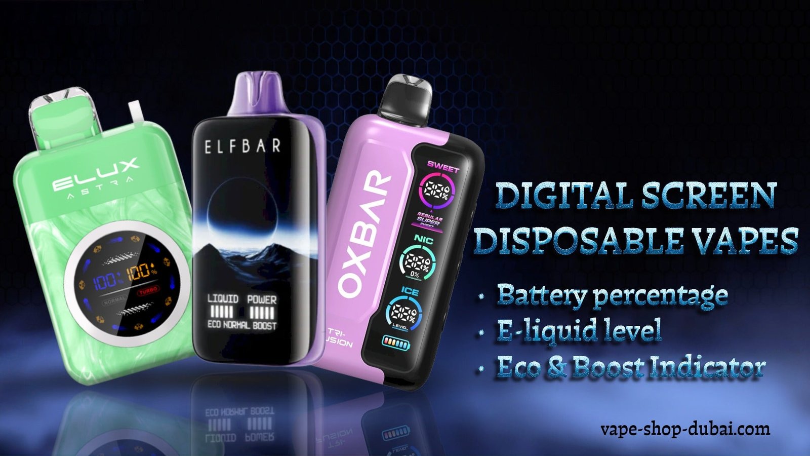 Smart screen disposable vape in UAE