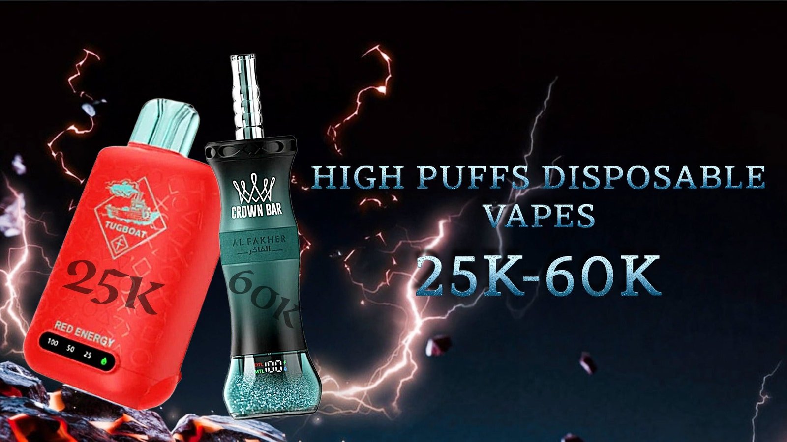 High puffs disposable vape