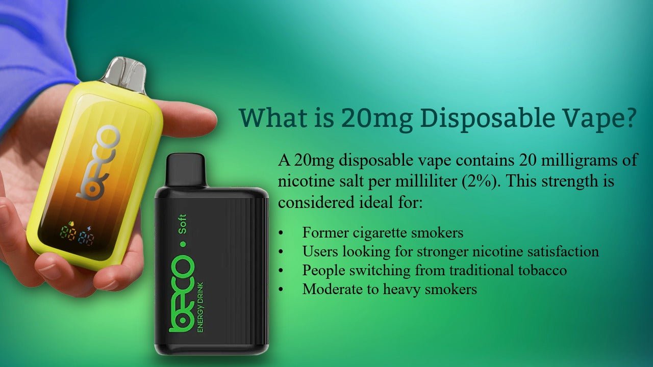 What is 20mg disposable vape Dubai, UAE