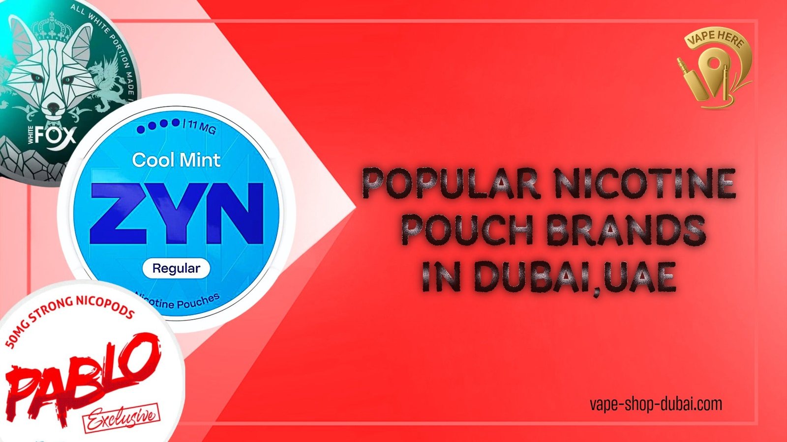 Popular nicotine pouch brands in Dubai,UAE