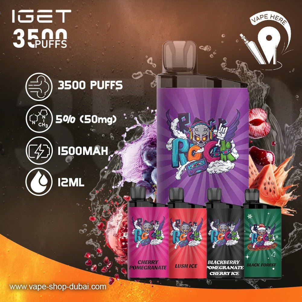 IGET BAR DISPOSABLE VAPE (3500 PUFFS) UAE Dubai