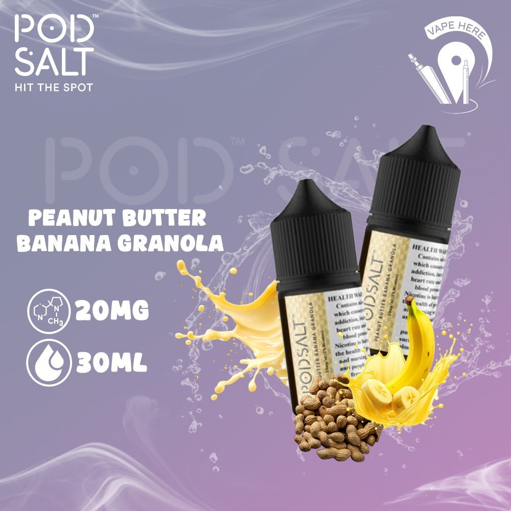 Pod Salt Peanut Butter Banana Granola - NicSalt Abu Dhabi, UAE
